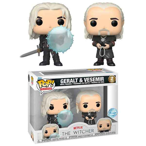 The Witcher (TV) - Geralt & Vesemir US Exclusive Pop! Vinyl Figures - Set of 2