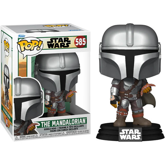 Star Wars: Book of Boba Fett - Mandalorian with Pouch Pop! Vinyl Figure