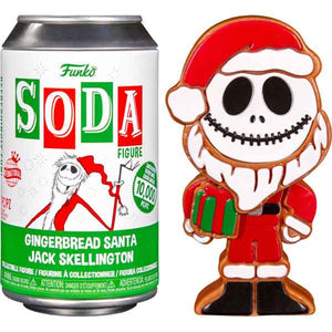 The Nightmare Before Christmas - Gingerbread Santa Jack Vinyl Figure in Soda Can