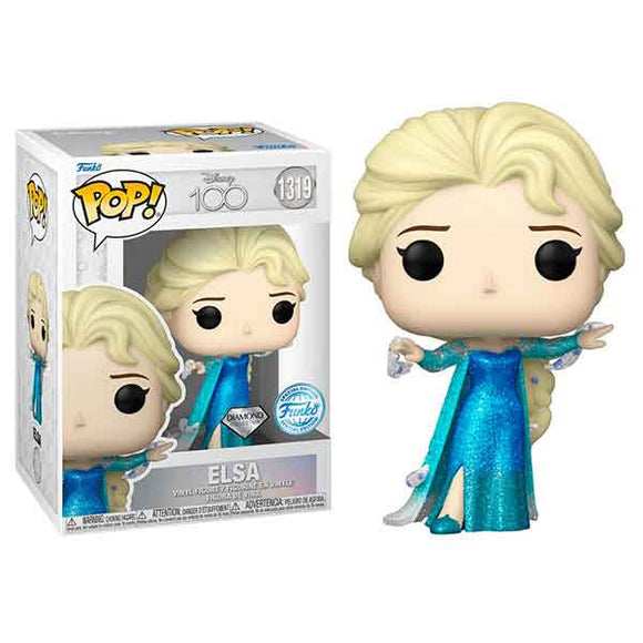 Disney 100th - Elsa Diamond Glitter US Exclusive Pop! Vinyl Figure