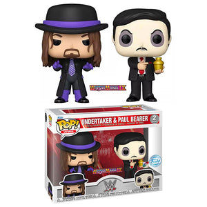 WWE (Wrestling) - Undertaker & Paul Bearer (With Pin) Pop! Vinyl Figures - Set of 2