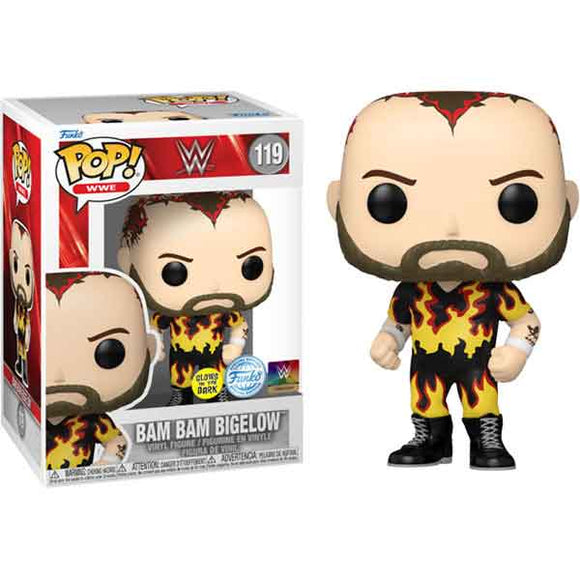 WWE (Wrestling) - Bam Bam Bigelow Glow US Exclusive Pop! Vinyl Figure