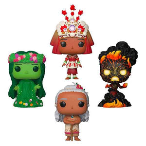 Moana - Moana, Gramma Tala, Te Ka & Te Fiti Pop! Vinyl Figures - Set of 4