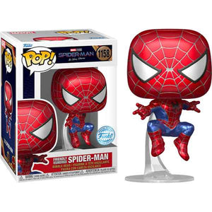 Spider-Man: No Way Home - Friendly Neighborhood Spider-Man Metallic Pop! Vinyl Figure