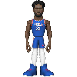 NBA: Philadelphia 76ers - Joel Embiid 12" Vinyl Gold Figure