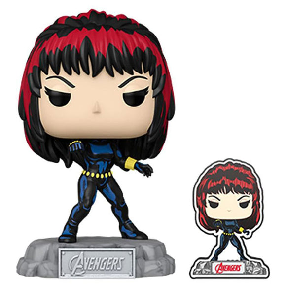 Avengers 60th Anninversary - Black Widow Pop! Vinyl Figure with Pin