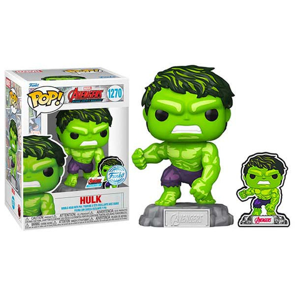 Avengers 60th - Hulk (Comic) with Pin Pop! Vinyl Figure