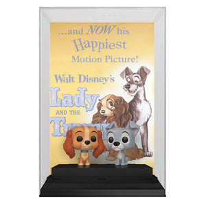 Disney 100th Anniversary - Lady & the Tramp Pop! Movie Poster Deluxe Vinyl Figure