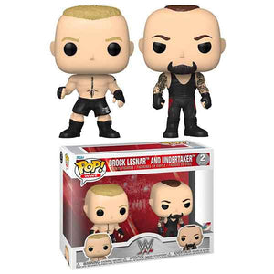 WWE (Wrestling) - Brock Lesnar & Undertaker Pop! Vinyl Figures - Set of 2