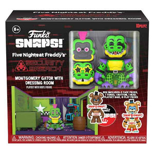 Five Nights at Freddy's: Security Breach - Montgomery Gator's Room Snaps! Playset