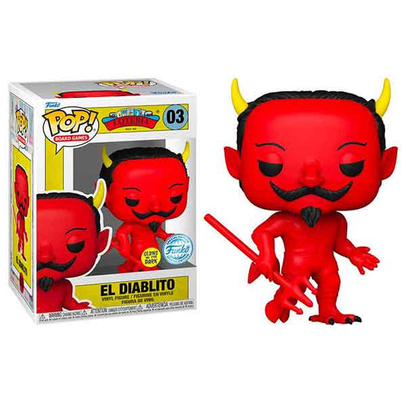 Loteria - El Diablito Glow Pop! Vinyl Figure