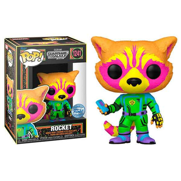 Guardians of the Galaxy: Vol. 3 - Rocket US Exclusive Blacklight Pop! Vinyl Figure