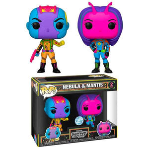 Guardians of the Galaxy: Vol. 3 - Nebula & Mantis Blacklight Pop! Vinyl Figures - Set of 2