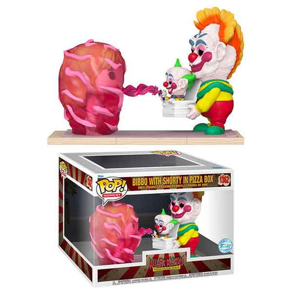 Killer Klowns from Outer Space - Bibbo with Shorty in Pizza Box Pop! Moment Vinyl Figure Set