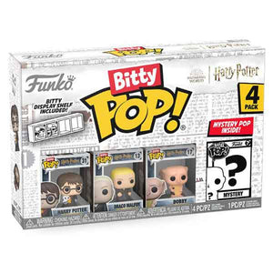 Harry Potter - Harry, Draco & Dobby Bitty Pop! Vinyl Figures - Set of 4