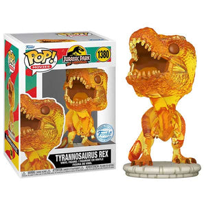 Jurassic Park - Tyrannosaurus Rex (Amber) Translucent Pop! Vinyl Figure