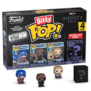 Marvel Comics - Captain America Bitty Pop! Vinyl Figures - Set of 4