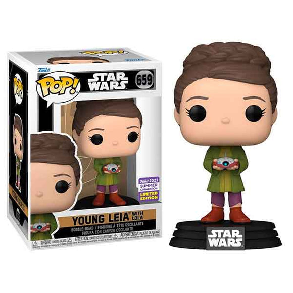 Star Wars: Obi Wan Kenobi - Leia with Lola SDCC 2023 Pop! Vinyl Figure