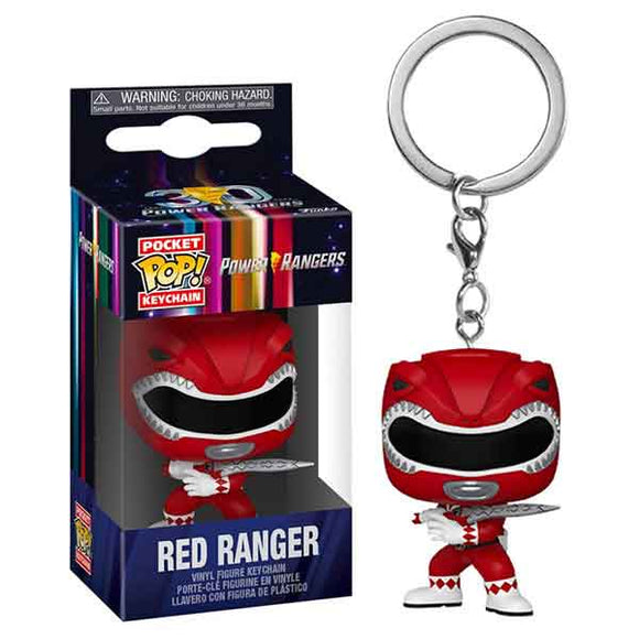 Power Rangers 30th Anniversary - Red Ranger Pocket Pop! Keychain