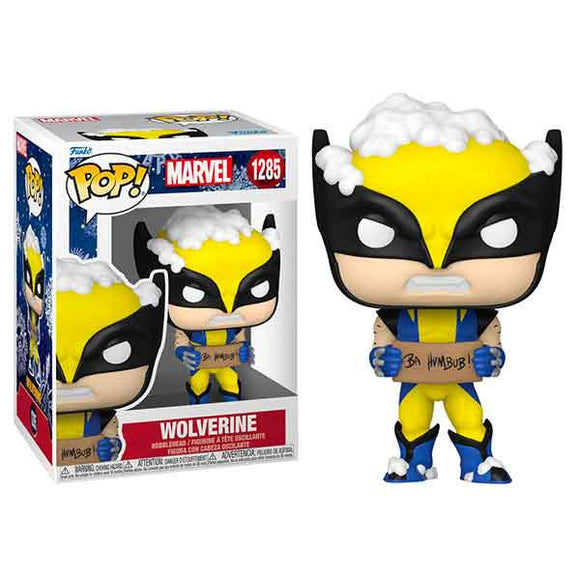 Marvel Comics - Wolverine with Sign Holiday Pop! Vinyl Figure