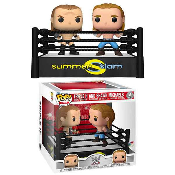 WWE (Wrestling) - SuperSlam Ring Triple H & Shawn Michaels Pop! Moment Vinyl Figure Set