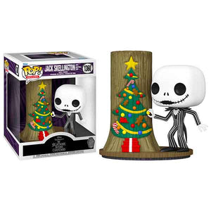 The Nightmare Before Christmas: 30th Anniversary - Jack with Christmas Town Door (Tree) Pop! Deluxe Vinyl Figure