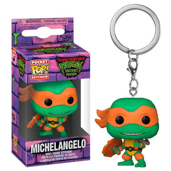 Teenage Mutant Ninja Turtles: Mutant Mayhem (2023) - Michelangelo Pop! Keychain