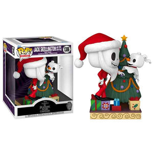 The Nightmare Before Christmas 30th Anniversary - Jack & Zero with Christmas Tree Pop! Deluxe Vinyl Figure