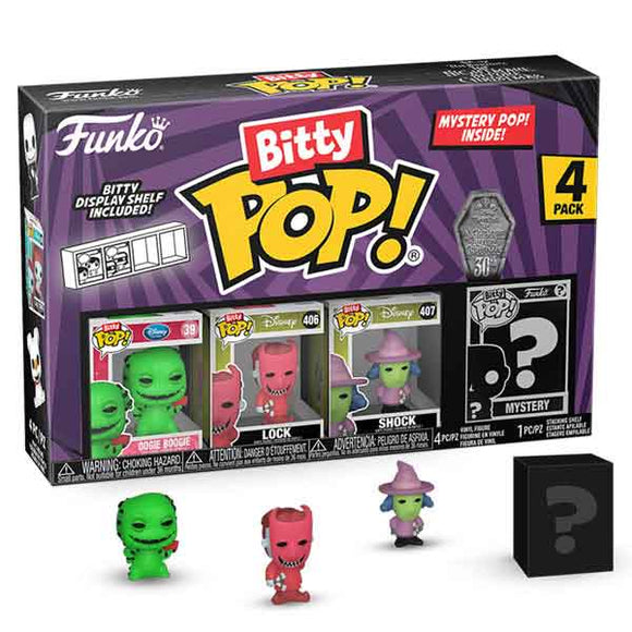 The Nightamre Before Christmas - Oogie Boogie Bitty Pop! Vinyl Figures - Set of 4