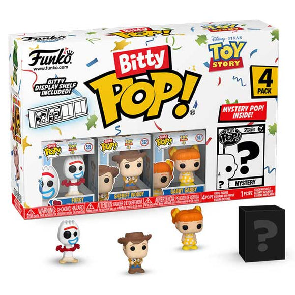 Toy Story - Forky Bitty Pop! Vinyl Figures - Set of 4