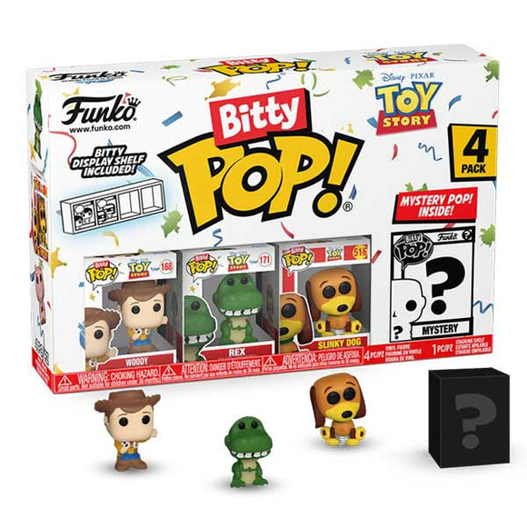 Toy Story - Woody Bitty Pop! Vinyl Figures - Set of 4