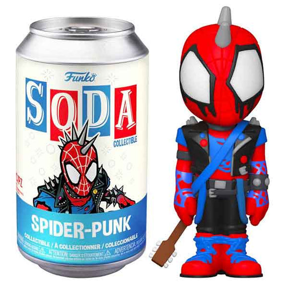 SpiderMan: Accross the Spider-Verse - Spider-Punk Vinyl Figure in Soda Can