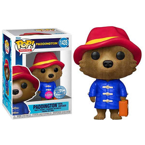 Paddington (2017) - Paddington with Case Flocked Pop! Vinyl Figure