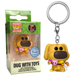 Up - Dug with Toys Pop! Keychain