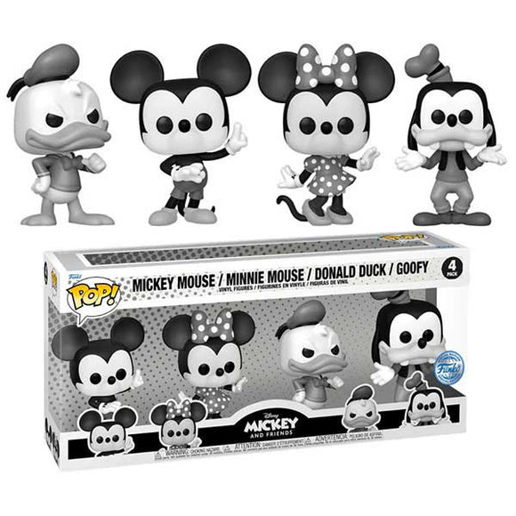 Disney Classics - Mickey, Minnie, Donald & Goofy Pop! Vinyl Figures - Set of 4