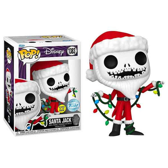 The Nightmare Before Christmas 30th Anniversary - Santa Jack Glow Pop! Vinyl Figure