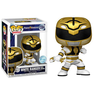 Power Rangers 30th Anniversary - White Ranger with Sword Pop! Vinyl Figure