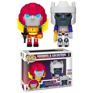 Transformers - Rodimus & Galvatron SDCC 2023 Pop! Vinyl Figures - Set of 2