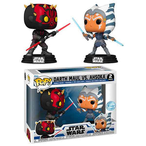 Star Wars: Clone Wars - Maul Vs Ahsoka Pop! Vinyl Figures - Set of 2