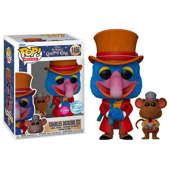 The Muppet's Christmas Carol - Gonzo with Rizzo Flocked Pop! Vinyl Figure