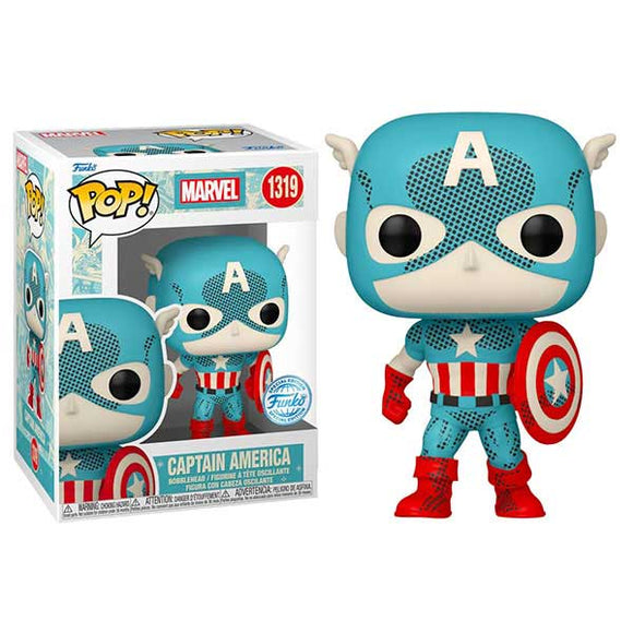 Marvel Comics: D100 - Captain America Retro Reimagined Pop! Vinyl Figure