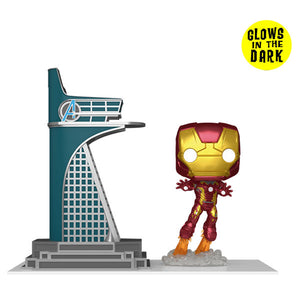 Avengers: Age of Ultron - Avengers Tower & IronMan Glow Pop! Town Vinyl Figure Set