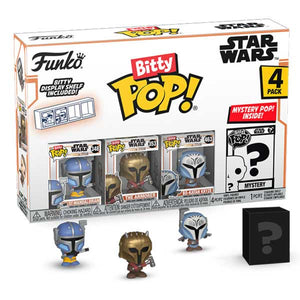 Star Wars: The Mandalorian - Heavy Mandalorian Bitty Pop! Vinyl Figures - Set of 4