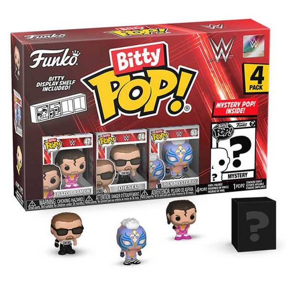 WWE - Razor Ramon Bitty Pop! Vinyl Figures - Set of 4