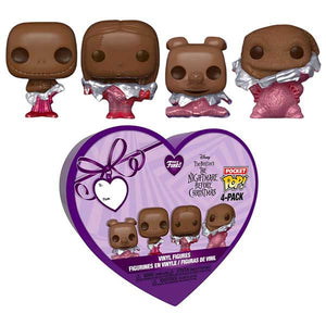 The Nightmare Before Christmas: Valentines 2024 Pocket Pop! Vinyl Figures - Set of 4