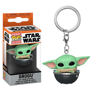 Star Wars: Mandalorian - Grogu in Hovering Pram Pop! Vinyl Keychain