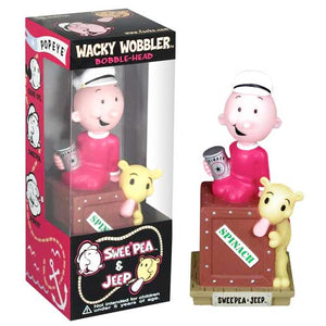 Popeye - Swee'Pea & Jeep Wacky Wobbler Figure