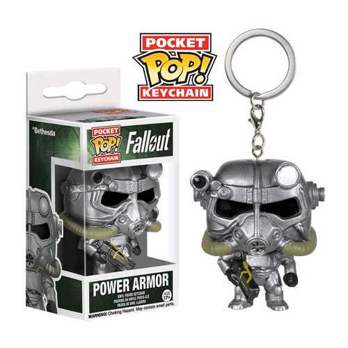 Fallout - Power Armour Pocket Pop! Keychain