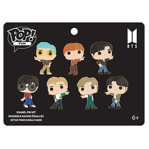 BTS - Band Members Enamel Pins - Set of 7