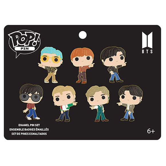 BTS - Band Members Enamel Pins - Set of 7